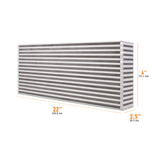Mishimoto Universal Air-to-Air Intercooler Core - 22in / 6in / 3.5in - view 1
