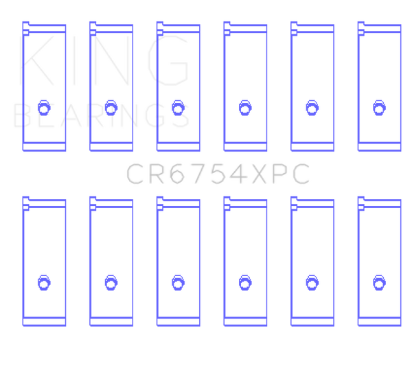 King pMaxKote Performance Rod Bearing Set - Toyota 2JZ-GE / 2JZ-GTE