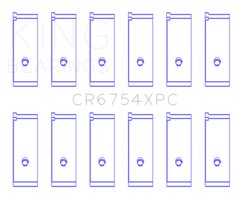 King pMaxKote Performance Rod Bearing Set - Toyota 2JZ-GE / 2JZ-GTE