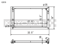 Koyo 08-09 Mitsubishi Evolution X (AT/MT) / Ralliart Turbo Radiator - view 1