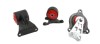 Innovative Mounts 02-06 Acura RSX K-Series Automatic Black Aluminum Replacement Mount Kit 75A