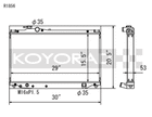 Koyo 93-98 Toyota Supra NA/Turbo (MT) Radiator