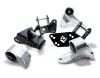 Innovative Mounts 96-00 Civic K-Series Silver Aluminum Mounts 75A Bushings (EG/DC Subframe)