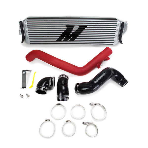 Mishimoto 2017+ Honda Civic Type R Intercooler Kit - Silver Intercooler Red Piping