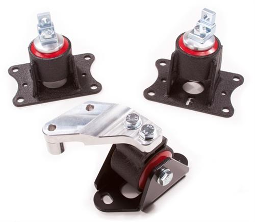 Innovative Mounts 04-08 Acura TSX K-Series Black Steel Mounts 75A