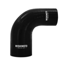 Mishimoto Silicone Reducer Coupler 90 Degree 3in to 3.5in - Black - view 1