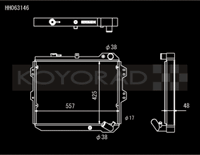 Koyo 83-85 Mazda RX-7 fits 1.1/1.3L MT (Includes GSL-SE Trim) - view 1