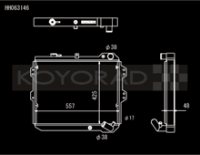 Koyo 83-85 Mazda RX-7 fits 1.1/1.3L MT (Includes GSL-SE Trim) - view 1