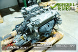 JDM 92-95 Honda Civic Del Sol ZC 1.6L SOHC NON VTEC Engine D16