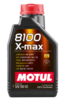 Motul 1L Synthetic Engine Oil 8100 0W40 X-MAX - Porsche A40 - view 2