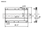 Koyo 89-97 Mazda MX-5 Miata 1.6/1.8L (MT) Radiator