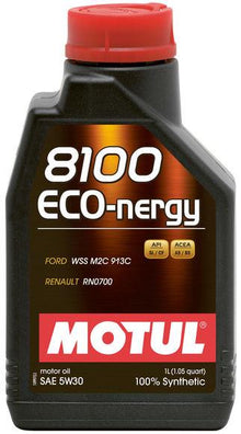 Motul 5L Synthetic Engine Oil 8100 5W30 ECO-NERGY - Ford 913C - view 1