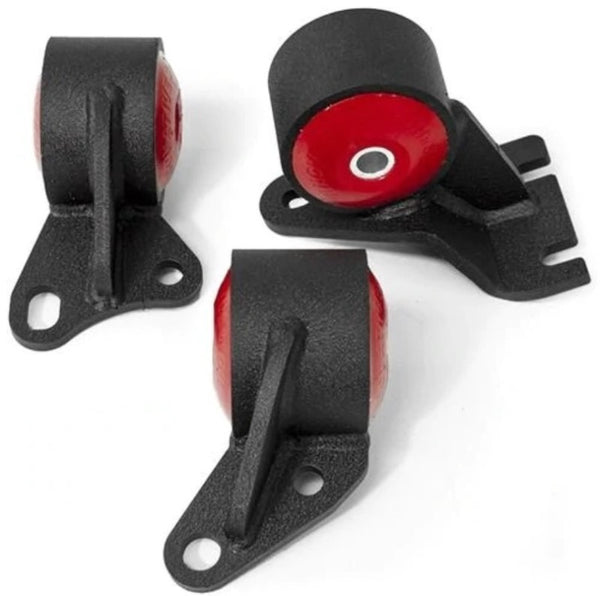 Innovative Mounts 88-91 Honda Civic D-Series Black Steel Mounts 75A (Cable)