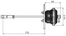Turbosmart IWG75 Mitsubishi EVO 10 24 PSI Black Internal Wastegate Actuator - view 5