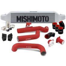 Mishimoto 2022+ Honda Civic 1.5T Intercooler Kit - Silver Intercooler - Red Pipes - view 1