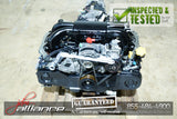 JDM 10-12 Subaru Legacy EJ25 2.5L SOHC AVCS Engine EJ253 AVLS