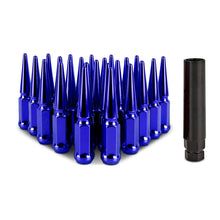 Mishimoto Mishimoto Steel Spiked Lug Nuts M14 x 1.5 24pc Set Blue - view 1