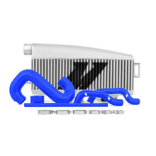 Mishimoto Subaru 02-07 WRX/04-07 STi Top-Mount Intercooler Kit - Powder Coated Silver & Blue Hoses - view 1