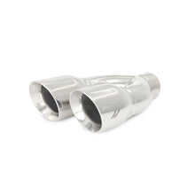 Mishimoto Universal Steel Muffler Tip 2.5in Inlet Dual Y Polished - view 3