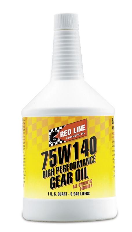 Red Line 75W140 GL-5 Gear Oil — Case of 12 Quarts