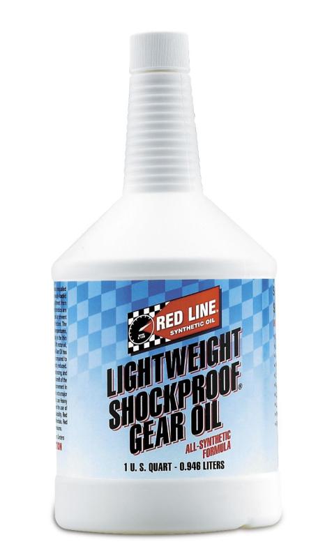 Red Line LightWeight ShockProof Gear Oil — Case of 12 Quarts