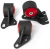 Innovative Mounts 88-91 Honda Civic D-Series Black Steel Mounts 75A (Cable)