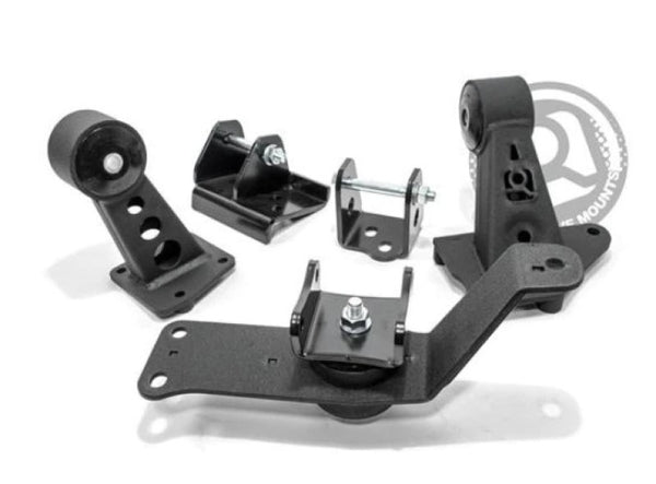 Innovative Mounts 00-09 Honda S2000 K-Series Black Steel Mounts 75A