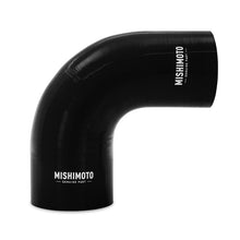 Mishimoto Silicone Reducer Coupler 90 Degree 3.5in to 4in - Black - view 1