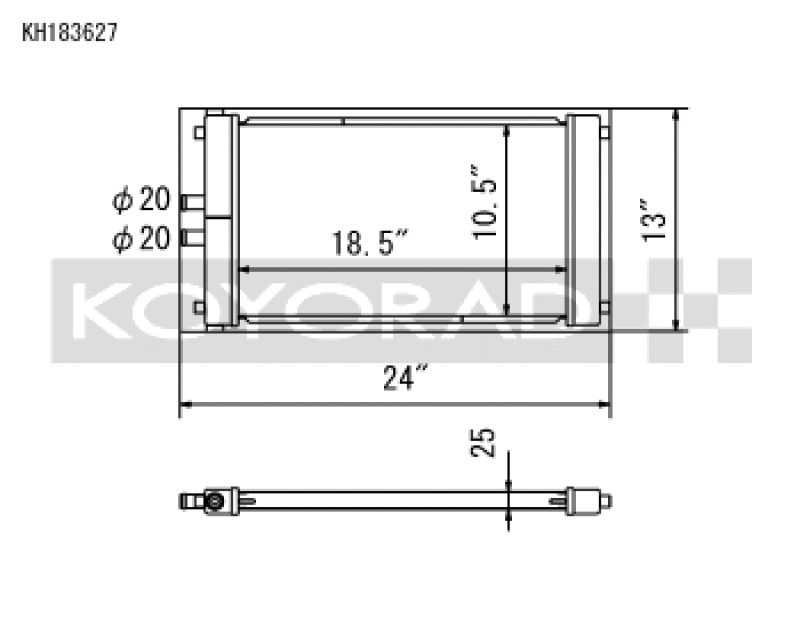 Koyo Dual Pass Universal Heat Exchanger