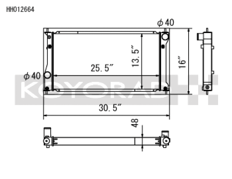 Koyo Competition All-Aluminum Radiator - 2022+ Toyota GR86 / Subaru BRZ
