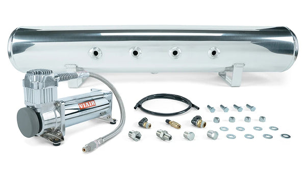 Air Lift Performance 5 Gallon Polished Tank + VIAIR 444C Chrome (27804)
