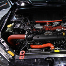 Mishimoto 08+ Subaru WRX/STi Performance Cold Air Intake Kit - Wrinkle Red - view 4