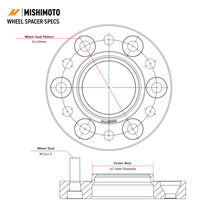 Mishimoto Wheel Spacers - 5x114.3 - 66.1 - 15 - M12 - Black - view 3