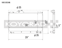 Koyo 01-05 Lexus IS300 (w/ Manual Transmission) Racing Radiator - view 1