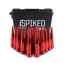 Mishimoto Mishimoto Steel Spiked Lug Nuts M14 x 1.5 24pc Set Red - view 3
