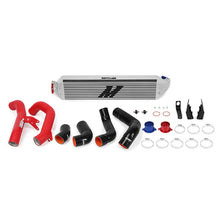Mishimoto 2016+ Honda Civic 1.5T / 2017+ Honda Civic Si Silver Intercooler Kit w/Red Pipes - view 1