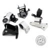 Innovative Mounts 06-11 Honda Civic Si K-Series Silver Billet Aluminum Mounts 75A Bushings (Not K24 Trans)