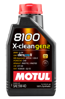 Motul 1L Synthetic Engine Oil 8100 X-CLEAN Gen 2 5W40 - view 2