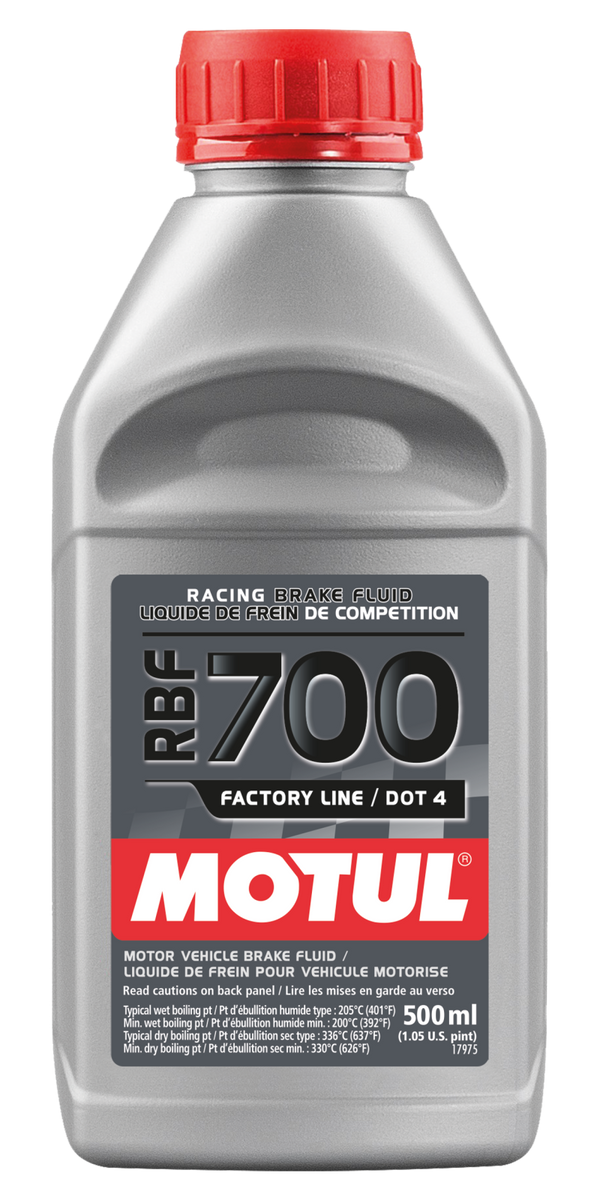 Motul RBF 700 Racing Brake Fluid DOT 4 — Case of 12 × 500ml