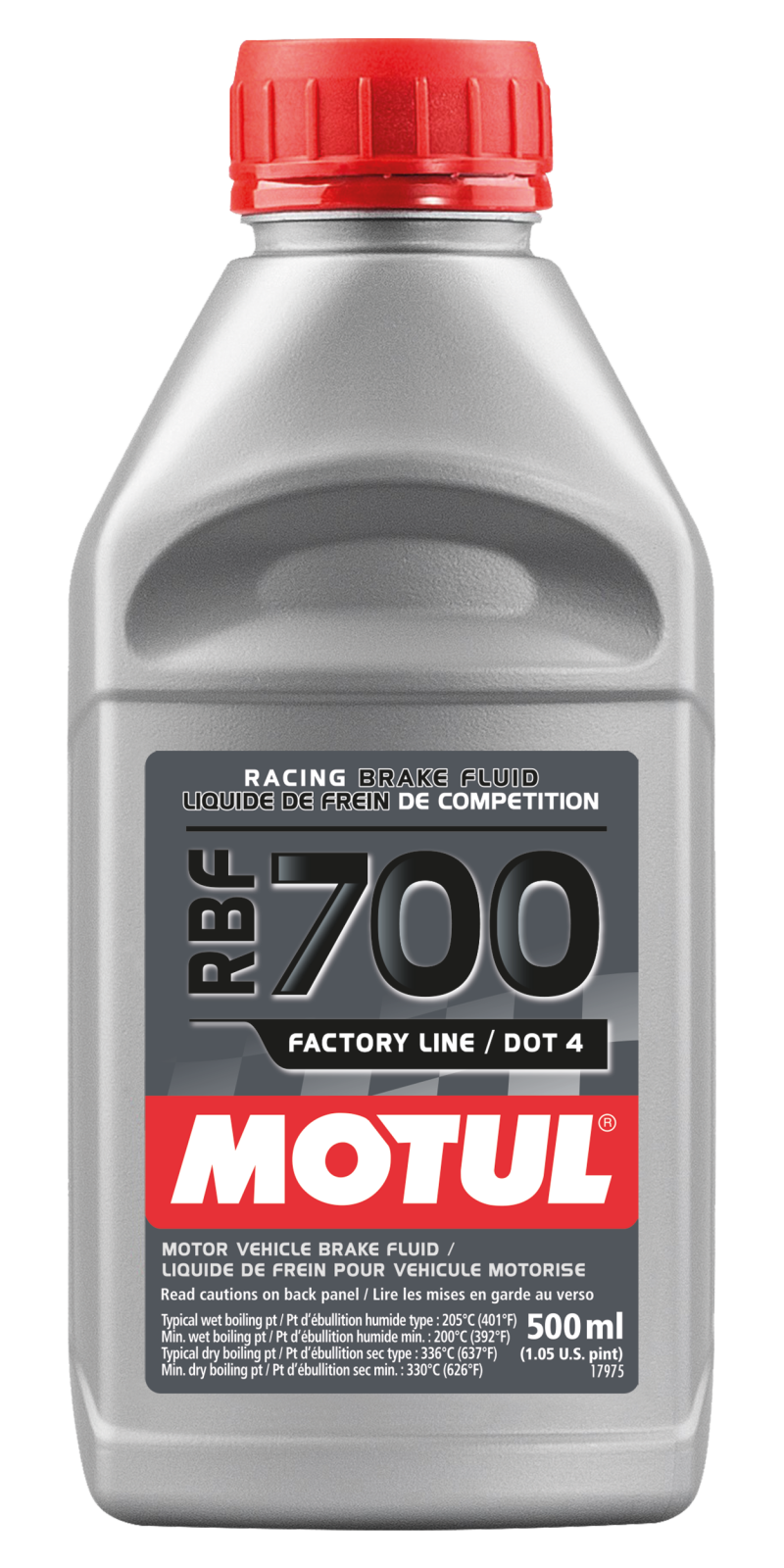 Motul RBF 700 Racing Brake Fluid DOT 4 — Case of 12 × 500ml