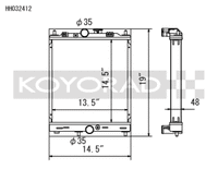Koyo 03-07 Mitsubishi Evolution 7/8/9 Turbo (MT) Half-Size RACE Radiator - view 3