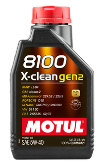 Motul 1L Synthetic Engine Oil 8100 X-CLEAN Gen 2 5W40 - view 1