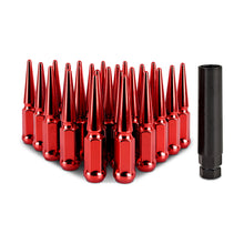 Mishimoto Mishimoto Steel Spiked Lug Nuts M14 x 1.5 24pc Set Red - view 1