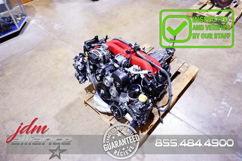 JDM 17-20 SUBARU BRZ FA20 RED TOP MOTOR 2.0L 6-SP MANUAL TRANS 42K FRS 86 SCION