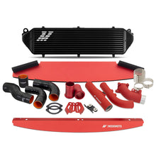 Mishimoto 2023+ Toyota GR Corolla Intercooler & Pipe Kit - Black Cooler - Red Pipes - view 1