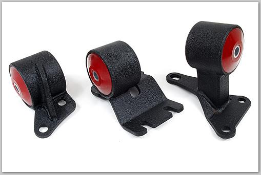 Innovative Mounts 90-93 Acura Integra B-Series Black Steel Mounts 75A