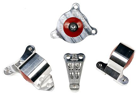 Innovative Mounts 02-06 Acura RSX K-Series Silver Aluminum Mounts 75A (Not K24 Trans)