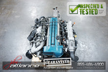 JDM Toyota 2JZ-GTE 3.0L DOHC Twin Turbo VVTi Engine Transmission ECU Supra - view 8