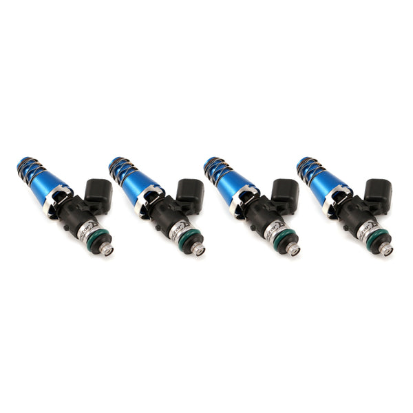 Injector Dynamics 1700cc Injectors - 60mm Length - 11mm Blue Top - 14mm Lower O-Ring (Set of 4)