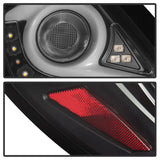 Spyder 16-19 Honda Civic 4 Door Light Bar LED Tail Lights - Black - ALT-YD-HC164D-LB-BK
